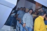 Balakrishna watches Gautamiputra Satakarni at Bramarambha theatre